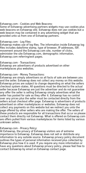 exhawrap privacy
