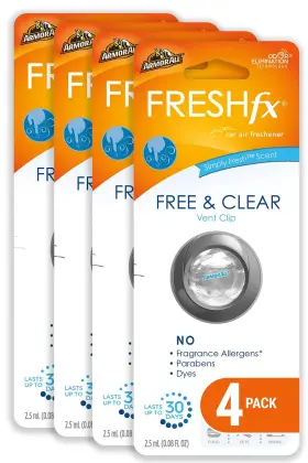 Armor All 070612191854 Smoke X Car Air Freshener And 0.08 Fl Oz Pack Of 4 White