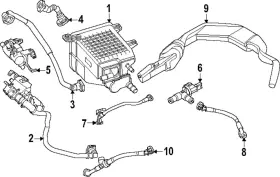 16-13-7-562-008 Bmw Genuine Vapor Canister