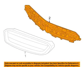 51747364057 Bmw Oem 14-17 I8 Front Bumper Grille-shutter
