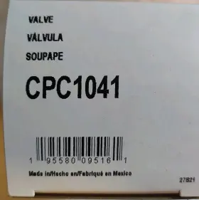 Cpc1041 Carquest Vapor Canister Shut Off Valve Fits Select Honda New In Box
