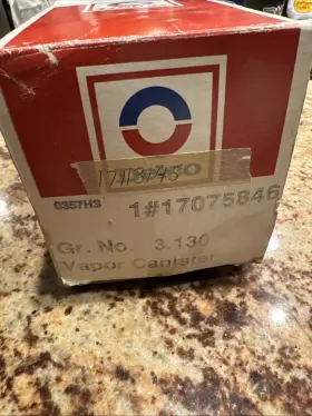 17075846 Delco Vapor Canister Gr. No 3.130