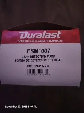 Esm1007 Duralast 2001 Ram 3.9 Liter Leak Dectection Pump New In Box See Pics