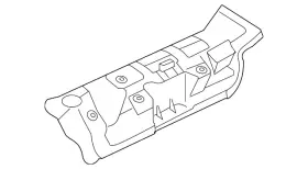 Bc3z-9y427-a Ford Genuine Heat Shield