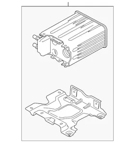 Lc3z-9d653-p Ford Genuine Cannister Fuel Vapour Store