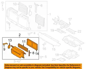 Fl3z8475d Ford Oem 15-16 F-150 Radiator-grille Shutter