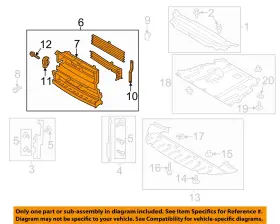 Fp5z8475b Ford Oem Lincoln 15-16 Mkz Radiator-grille Shutter