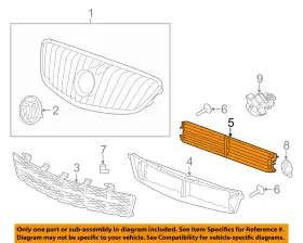 95991352 Gm Oem Front Bumper Grille-shutter