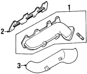 8-97164-276-1 Honda Genuine Heat Shield