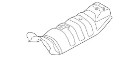 28791-3s100 Hyundai Genuine Heat Shield