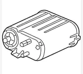 J9c12108 Jaguar 2018 E-pace Fuel Vapor Canister Oem
