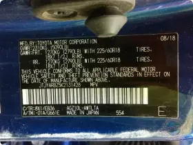 6625680 Lexus Used Vapor Canister Fits 2019 Nx300 Grade A