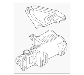 16-13-7-348-727 Mini Genuine Vapor Canister