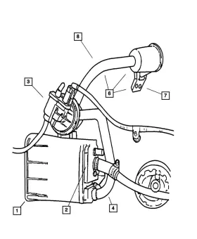 04581460aa Mopar Genuine Vapor Canister 4581460aa