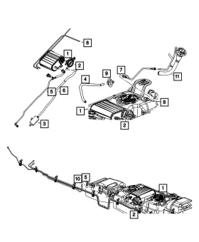 4891775aa Mopar Genuine Vapor Canister