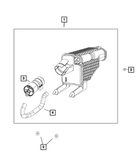 52029781ab Mopar Genuine Vapor Canister Assembly