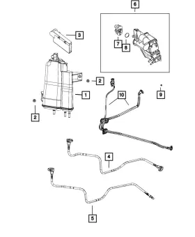 52030397af Mopar Genuine Vapor Canister