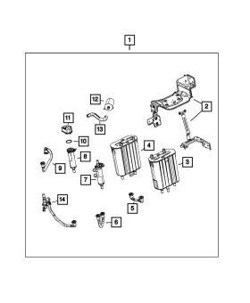 68421766aa Mopar Genuine Vapor Canister