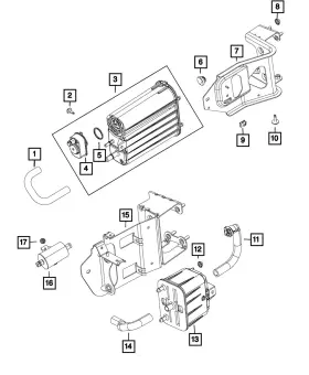 68454019aa Mopar Genuine Vapor Canister