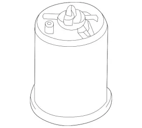 14950-3ab0b Nissan Genuine Emission Vapor Canister