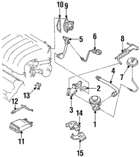 14950-56u17 Nissan Genuine Vapor Canister