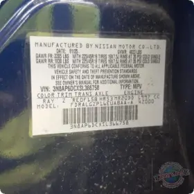 8008693 Nissan Used Vapor Canister Fits 2025 Kicks Grade A