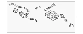 Toyota 77740-0c131 Genuine Vapor Canister