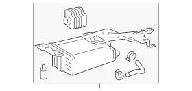 77740-0e050 Toyota Genuine Vapor Canister