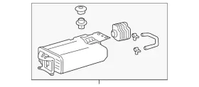 77740-0e120 Toyota Genuine Vapor Canister