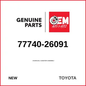 Toyota 77740-26091 Genuine 2006-2020 Hiace Charcoal Canister Assembly