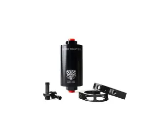 Vapor Trapper Vt4blk-3/8-p Premium Install Package 4in Black Clamps-
