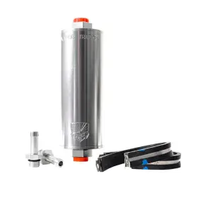 Vt6sil-3 Vapor Trapper Vt6sil-3/8-b Silver 6 Inch Charcoal Canister With 3/8 Fitting Basic Installation Kit