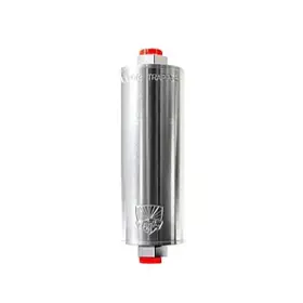 Vt6sil Vapor Trapper Silver 6 Inch Universal Charcoal Canister Fuel Tank Vent Line