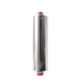Vt8sil Vapor Trapper Silver 8 Inch Universal Charcoal Canister Fuel Tank Vent Line