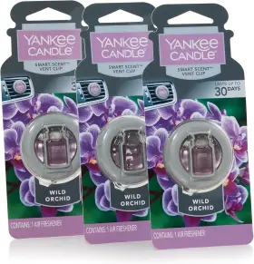 1716984 Yankee Candle Wild Orchid Smart Scent Vent 1 Count Pack Of 3 Light Pink