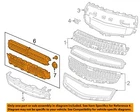 Gm Oem 2013 Malibu Front Bumper Grille Components-shutter 23183782 New. Price: $484.81.
