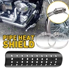 Exhaust Muffler Heat Shield Pipe Cover Protector For Honda Motorcycle Black New. Price: $14.24.