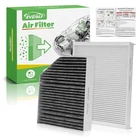 2PCS Cabin Air Filters For 20152023 Mercedes GLC300, E300, E350, E450 New. Price: $35.45.