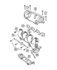 Genuine Mopar Heat Shield Upper Left Side 5038539AD New. Price: $37.87.