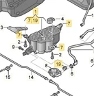 Genuine Oem Evaporator Canister Fits Audi 4G0201801C New. Price: $344.98.
