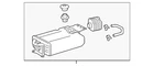 Genuine Toyota Vapor Canister 77740-0E080 New. Price: $509.90.