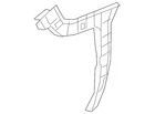 Genuine Volkswagen Bumper Cover Support Rail 3CN-807-393-D New. Price: $75.66.