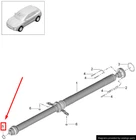 New Porsche 95B Driveshaft Ear Crimp Hose Clamp PAF.107.722 PAF107722 Neu. Price: $9.52.