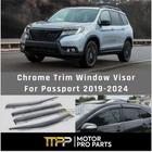 For 2019-2024 Honda Passport Chrome Trim Window Visor Rain Guards Weather Shield New. Price: $36.79.