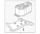 Genuine Audi Vapor Canister 4K0-201-797-T New. Price: $567.61.