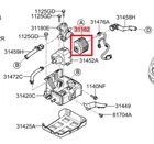 Niro De Sensor Assy 2016-2022 Wagon 1.6L Petrol-genuine New Kia Brand. Price: $381.58.