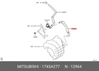 Genuine Oe Hose Fuel Vapor Cont 1743A277 For Mitsubishi 1743-A277 Neu. Price: $21.13.