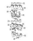 Genuine Mopar Exhaust Manifold Shield 4892448AB New. Price: $34.29.