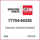 Genuine Toyota Charcoal Canister Assembly 77704-60330 New. Price: $237.00.