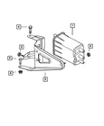 Genuine Mopar Vapor Canister Bracket 53032104AA New. Price: $155.86.